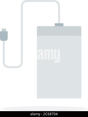 Power bank vector flat isolated Stock Vector