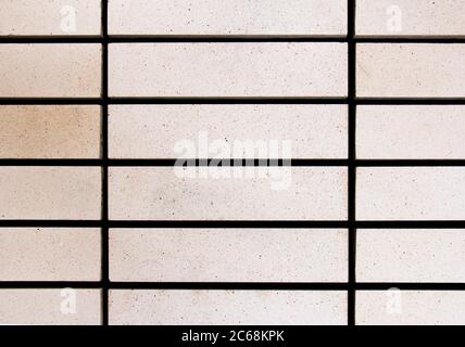 Arrange the bricks side by side - on a wall. The front of the brick wall photo Stock Photo