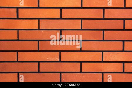 Arrange the bricks side by side - on a wall. The front of the brick wall photo Stock Photo