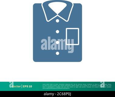 Clothing Laundry Icon Vector Logo Template Illustration Design. Editable Vector EPS 10. Stock Vector