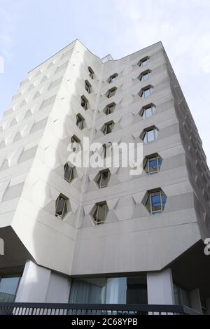 Bordeaux , Aquitaine / France - 11 30 2019 : Office Business building Exterior in Meriadeck Bordeaux summer day Stock Photo