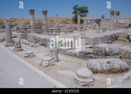 Asia, Middle East, Jordan, Amman, The Citadel Stock Photo