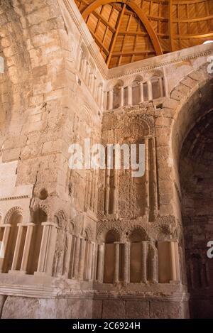 Asia, Middle East, Jordan, Amman, The Citadel, Umayyad Palace Stock Photo