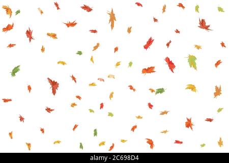 Maple Leafs background. Autumn wallpaper Vector illustration. Stock Vector