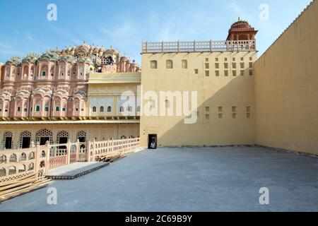 inside view of hawa mahal jaipur rajasthan india Stock Photo