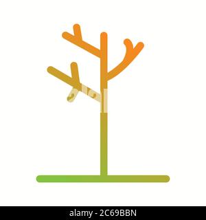 Unique Autumn Vector Glyph Icon Stock Vector