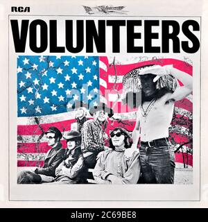 Jefferson Airplane - original vinyl album cover - Volunteers - 1969 Stock Photo