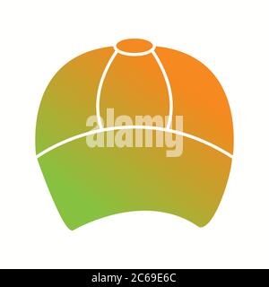Unique Cap Vector Glyph Icon Stock Vector