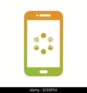 Unique Watch Synchronization Vector Glyph Icon Stock Vector