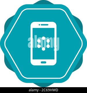 Unique Watch Synchronization Vector Glyph Icon Stock Vector