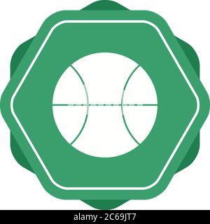 Unique Ball Vector Glyph Icon Stock Vector
