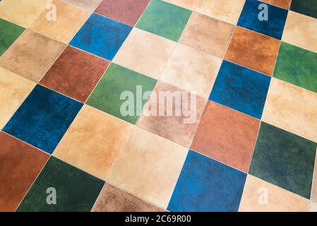 Tile texture for background.Colorful tiles background Stock Photo