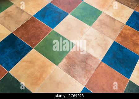Tile texture for background.Colorful tiles background Stock Photo