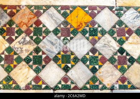 Italy, Rome, Santa Maria in Cosmedin Church, Floor tiles