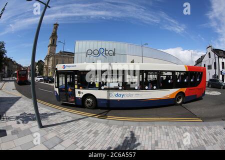 Scotland, Irvine, 07 July 2020 Irvine Town House & The Portal  Credit : Alister Firth Stock Photo