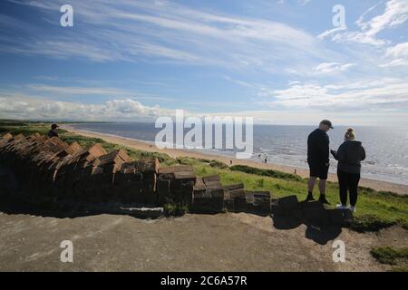 Scotland, Irvine, 07 July 2020 The Beach Park Credit : Alister Firth Stock Photo