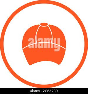 Unique Cap Vector Glyph Icon Stock Vector
