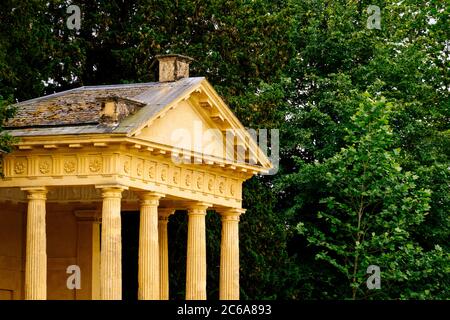 A view of Stowe National Trust gardens, in Stowe, Buckinghamshire Stock Photo