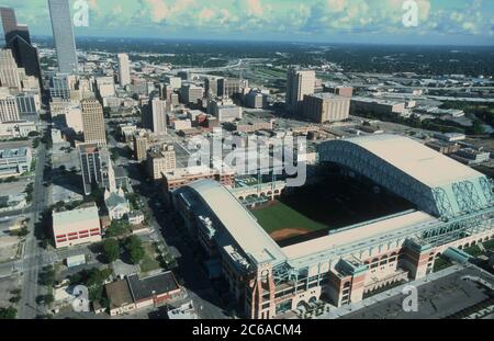 Minute maid park aerial hi-res stock photography and images - Alamy