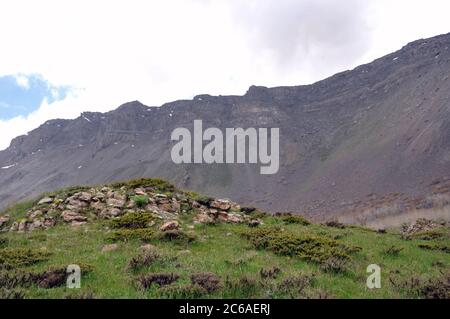 Bitlis, Turkey - 21 May 2011: View of Nemrut crater, Tatvan. Stock Photo