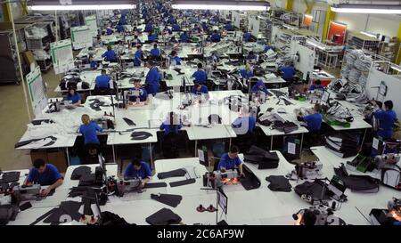 tailors in the textile factory Stock Photo