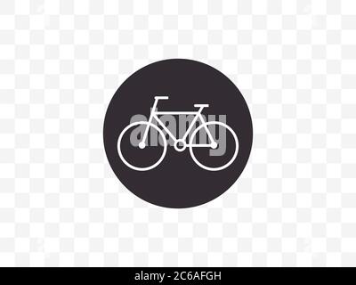 Bicycle, bike icon. Vector illustration, flat design. Stock Vector