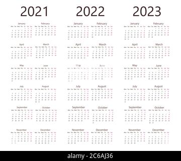 Basic calendar for year 2023 and 2022, 2024. Week starts on Sunday ...
