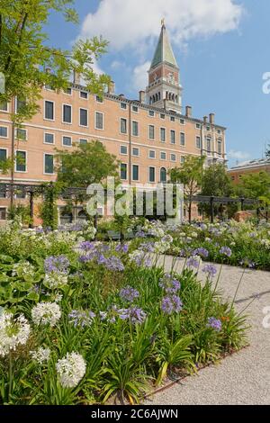 Venedig, Giardini Reali (Königlicher Garten) // Venice, Royal Garden (Napoleon's Gardens) Stock Photo