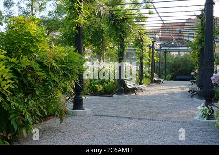 Venedig, Giardini Reali (Königlicher Garten) // Venice, Royal Garden (Napoleon's Gardens) Stock Photo