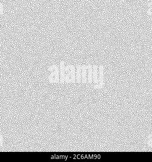 Black and white grainy design. Pointillism pattern. Abstract background. Vector illustration. Stock Vector