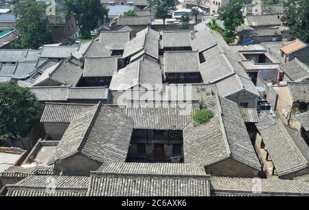 Jincheng. 7th July, 2020. Photo taken on July 7, 2020 shows buildings at Guoyu ancient fortress in Yangcheng County, north China's Shanxi Province. Built and developed during Ming Dynasty (1368-1644) and Qing Dynasty (1644-1911), Guoyu ancient city and Dijicheng historical site are typical ancient fortress complexes in north China. Credit: Chai Ting/Xinhua/Alamy Live News Stock Photo