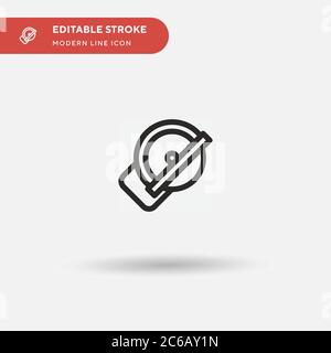 Carpentry Simple vector icon. Illustration symbol design template for web mobile UI element. Perfect color modern pictogram on editable stroke. Carpen Stock Vector