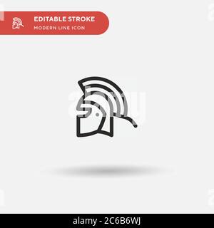 War Simple vector icon. Illustration symbol design template for web mobile UI element. Perfect color modern pictogram on editable stroke. War icons for your business project Stock Vector