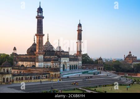Asifi Mosque at Bara Imambara complex, Lucknow, Uttar Pradesh, India, Asia Stock Photo