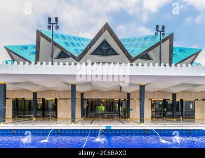 National Mosque of Malaysia (Masjid Negara Malaysia), Kuala Lumpur, Malaysia Stock Photo