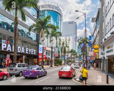 Bukit Bintang Street, Bukit Bintang, Kuala Lumpur, Malaysia Stock Photo