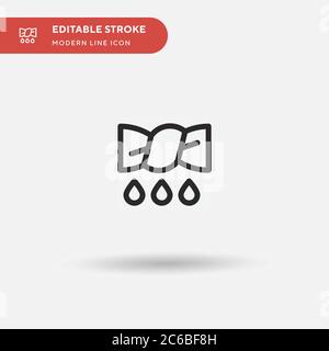 Wring Simple vector icon. Illustration symbol design template for web mobile UI element. Perfect color modern pictogram on editable stroke. Wring icon Stock Vector