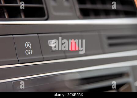 stop-start system, The stop-start system for more efficient fuel consumption Stock Photo