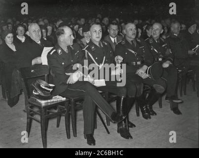 SS Chapel Concert - Dietrich, Sepp Heinrich Hoffmann Photographs 1934 Adolf Hitler's official photographer, and a Nazi politician and publisher, who was a member of Hitler's intimate circle. Stock Photo