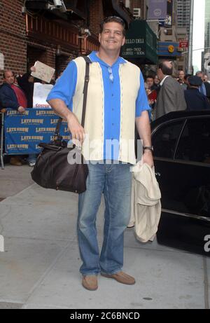 ***FILE PHOTO*** Mike Golic Out At ESPN Radio After 20 Years. Mike Golic at the Ed Sullivan Theatre for an appearance on The Late Show with David Letterman. New York City. April 13, 2009. Credit: Dennis Van Tine/MediaPunch Stock Photo