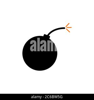 bomb vector design template illustration Stock Vector