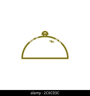 restaurant cloche vector design template illustration Stock Vector