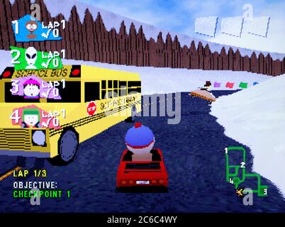 South Park Rally - Sony Playstation 1 PS1 PSX - Editorial use only Stock Photo