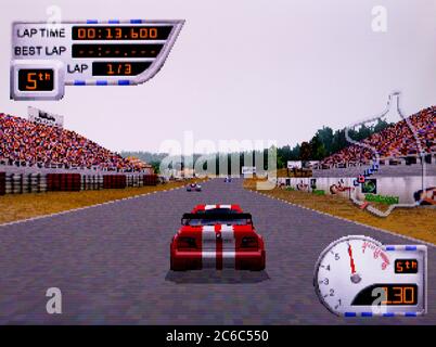 Sports Car GT - Sony Playstation 1 PS1 PSX - Editorial use only Stock Photo