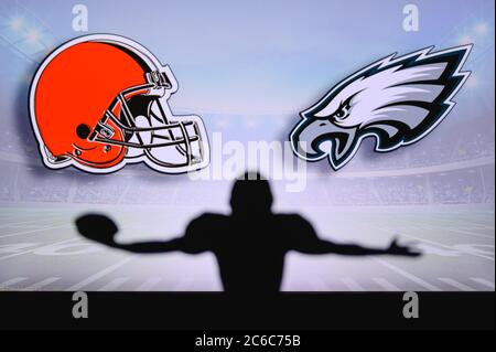 Philadelphia eagles Black and White Stock Photos & Images - Alamy