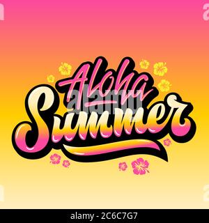 Flowers typography poster design, text and florals combined, word ...