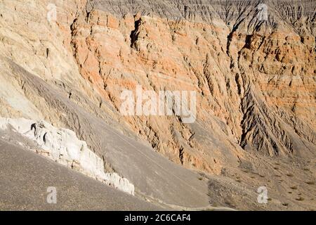 Ubehebe Crater in Death Valley National Park, California, USA, North America Stock Photo