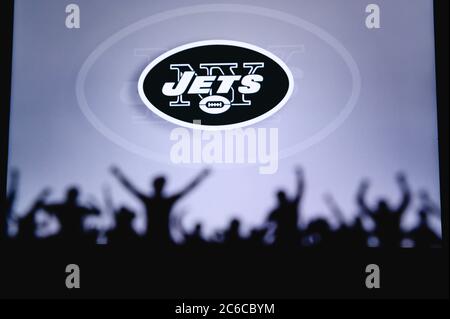 New York Jets super fan Edwin M. Anzalone, better known as Fireman