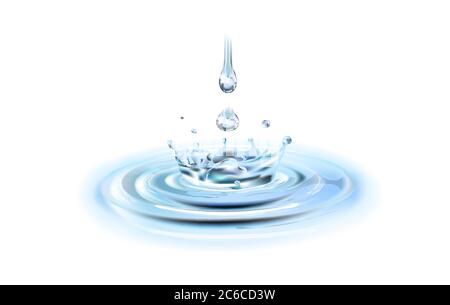 круги на воде2 Stock Vector
