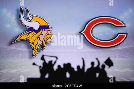 Minnesota Vikings vs Chicago Bears: a visual history